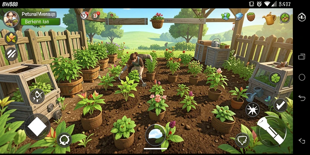 Tangkapan layar utama BW888 menampilkan gameplay Farming yang menarik dan interaktif.