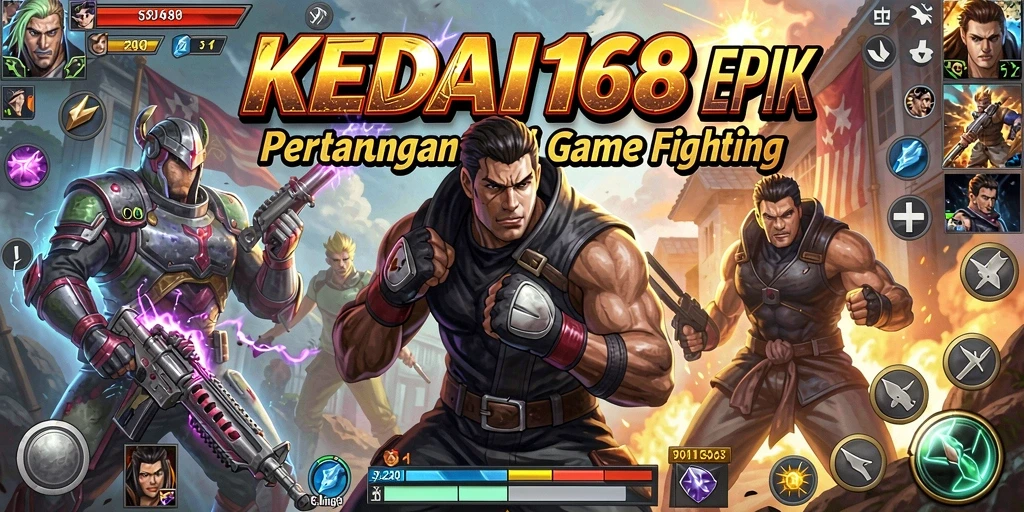 Tampilan seru dari pertarungan di KEDAI168 yang menegangkan.