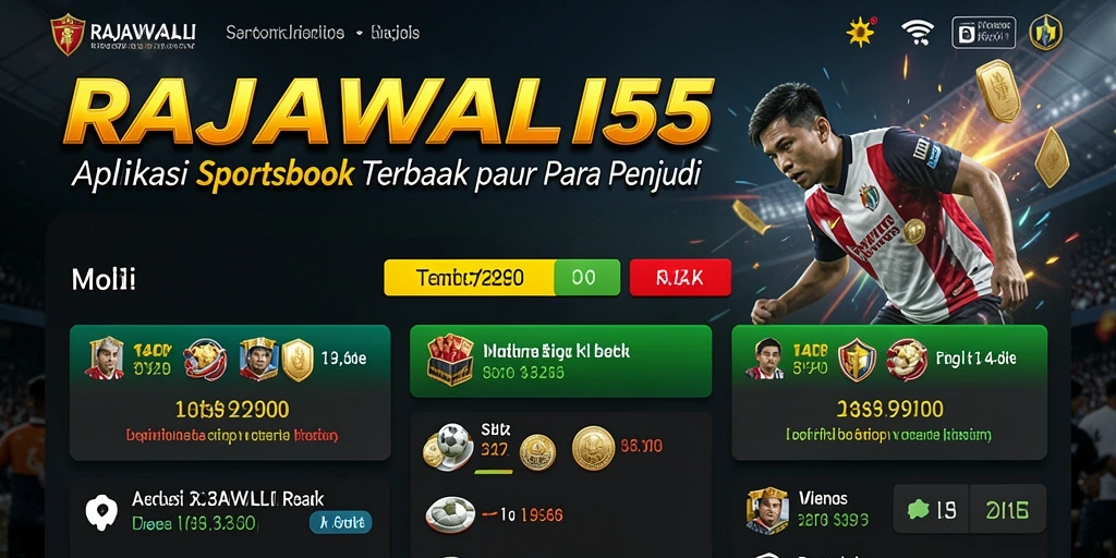 Tampilan menarik dari gameplay Sportsbook RAJAWALI55 yang dinamis.