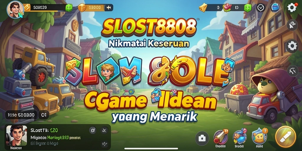 Tampilan menarik dari gameplay SLOST8808 yang seru dan penuh warna.
