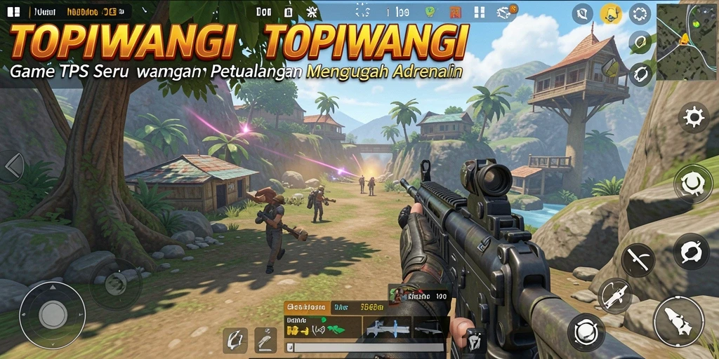 Screenshot gameplay TPS TOPIWANGI yang mendebarkan.
