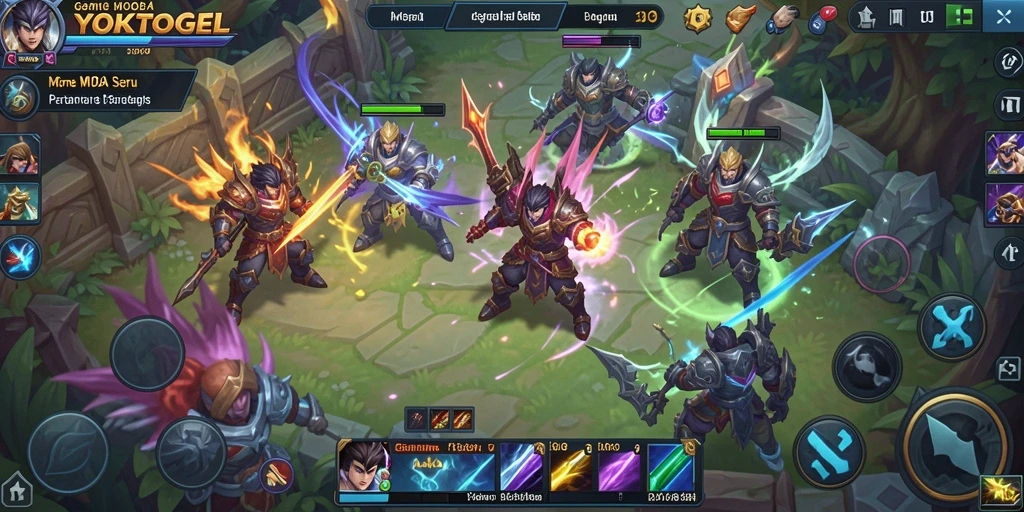 Gameplay seru dari YOKTOGEL dalam pertarungan MOBA.